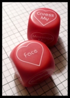 Dice : Dice - 6D - Lucky Lovers Message Red Dice - Walgreens Ebay 2010